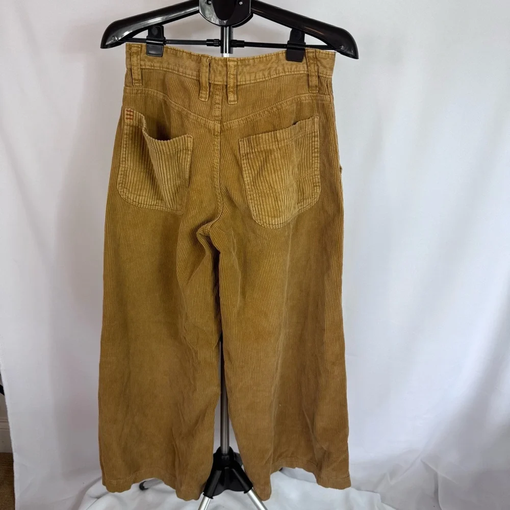 BDG Urban Outfitters Wide Leg Corduroy Pants Whiskey Size 4 Skater Y2K - Picture 8 of 10